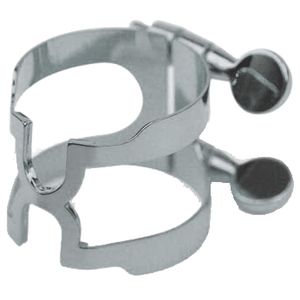 Rico H-Ligature and Cap for Bb Clarinet - Silver