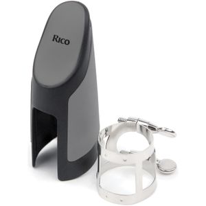 Rico Ligature and Cap for Bb Clarinet - Nickel