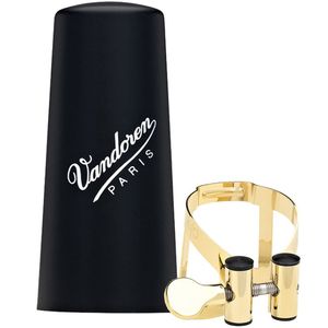 Vandoren MO Bb Clarinet Ligature & Cap - Gold