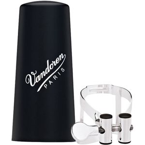 Vandoren MO Bb Clarinet Ligature & Cap - Silver