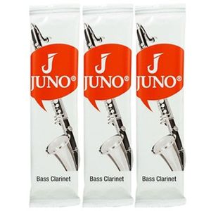 Juno Bass Clarinet Reeds - #2 1/2, 3 Pack