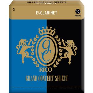 Rico Grand Concert Select Eb Clarinet Reeds - #3, 10 Box