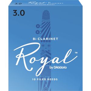 Royal Bb Clarinet Reeds - #3, 10 Box