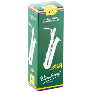 Vandoren Java Baritone Saxophone Reeds - #3.5, 5 Box