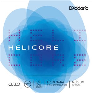 D'Addario Helicore Cello String Set - 3/4, Medium