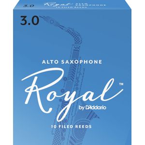 Royal Alto Saxophone Reeds - #3, 10 Box