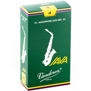 Vandoren Java Alto Saxophone Reeds - #4, 10 Box