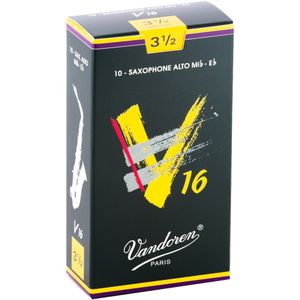 Vandoren V16 Alto Saxophone Reeds - #3.5, 10 Box