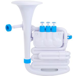 Nuvo Starter Brass jHorn - White/Blue