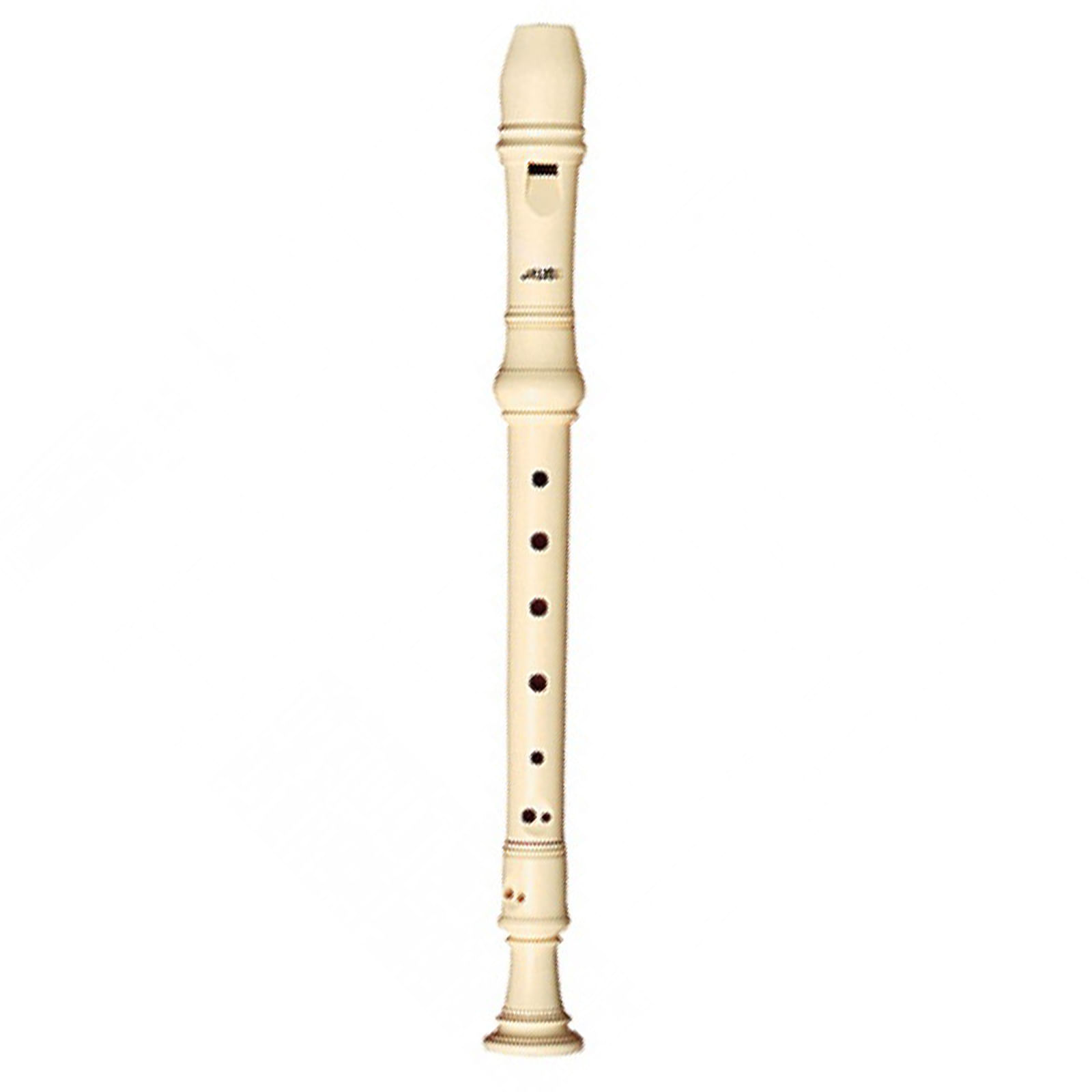 Aulos E302A 3-Piece German Fingering Soprano Recorder - Ivory - Music