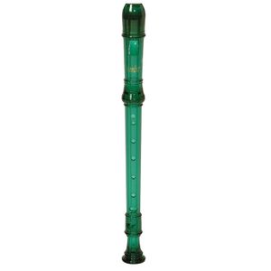 Canto CR101G 1-Piece Soprano Recorder - Translucent Green