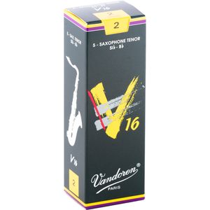 Vandoren V16 Tenor Saxophone Reeds - #2, 5 Box