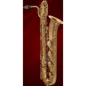 Saxophone Baritone P. Mauriat PMB-302UL Low Bb Raw Brass