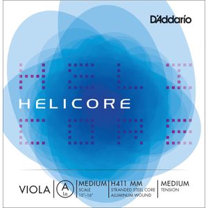 D'Addario Helicore Single A Viola String - Medium, Medium