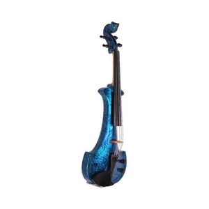 Violin Electric Bridge Aquila EV4 4/4 Outfit Blue Marble