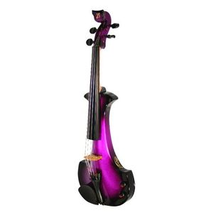 Violin Electric Bridge Aquila EV4 4/4 Outfit Purple/Black