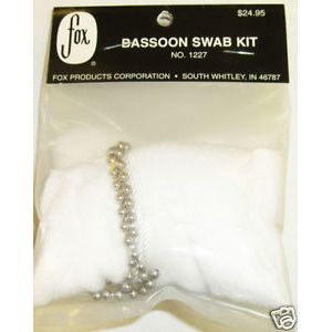 Fox 1227 Bassoon Swab Kit - Set of 2