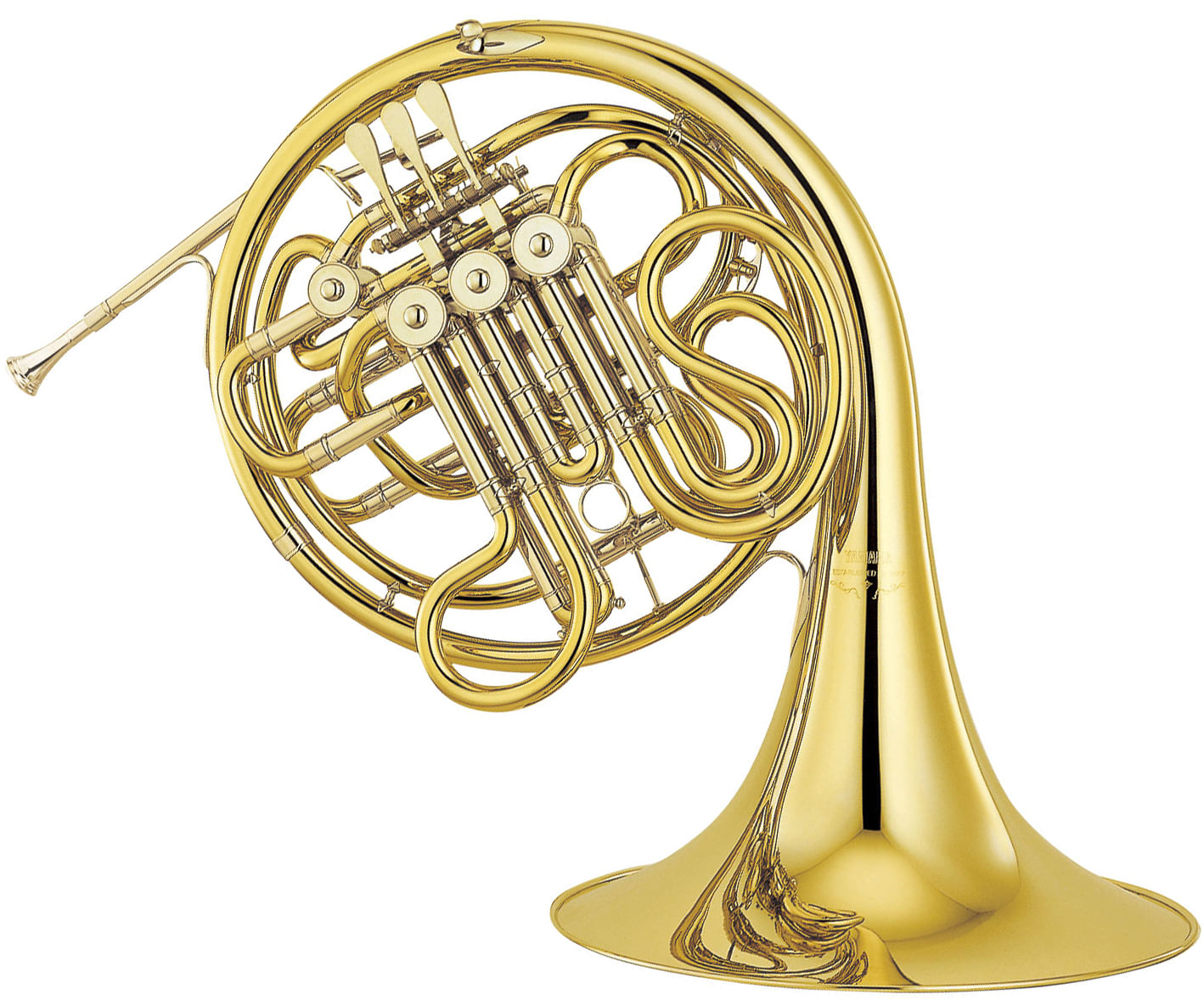 Yamaha Yhr 668ii Double French Horn Yellow Brass With Fixed Bell