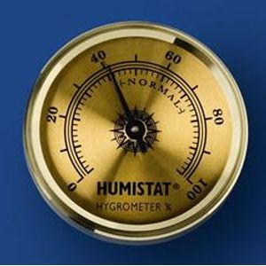 Humistat Hygrometer - Gold