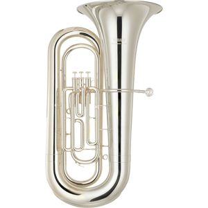 Yamaha YBB-201S Tuba - Silver Plated