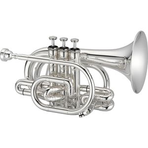 Jupiter JTR710 Pocket Trumpet - Silver-Plated