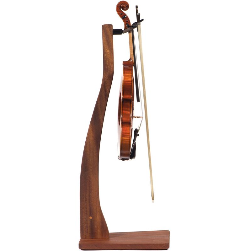 Zither ZStand Violin/Viola Mahogany Cosmo Music
