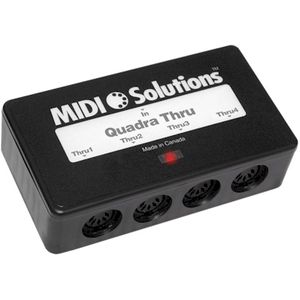 Midi Solutions Quadra 4-Output MIDI Thru Box