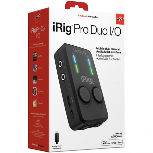 IK Multimedia iRig Pro Duo I/O 2-Channel Audio/MIDI Interface