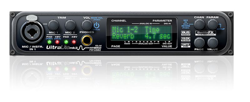 Motu UltraLite-mk3 Hybrid Mobile FireWire/USB2 Audio Interface