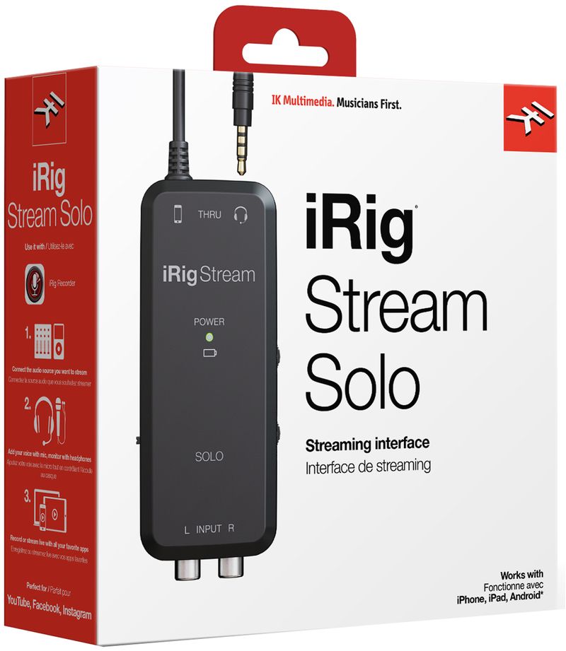 IK Multimedia iRig Stream SOLO Streaming Audio Interface