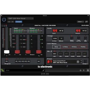 TC Electronic DVR250-DT Digital Vintage Reverb with Controller