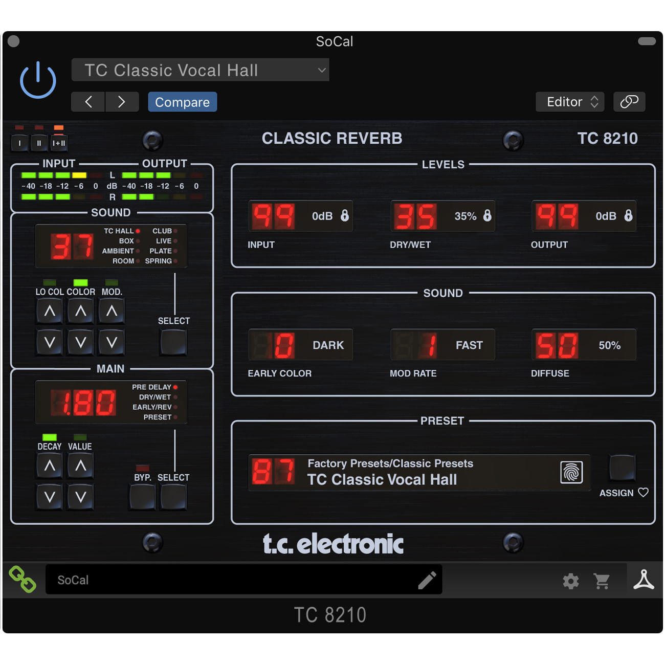 TC Electronic TC8210 DT Desktop Controlled Plug In with Controller