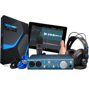 PreSonus AudioBox iTwo Studio Complete Mobile Hardware/Software Recording Kit