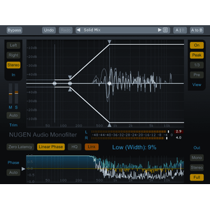 NUGEN Audio Monofilter - Sharpen anchor and solidify BASS - Digital Download