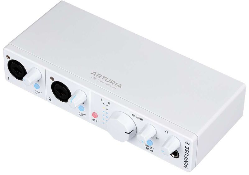 Arturia MiniFuse 2 Compact USB Audio Interface - White