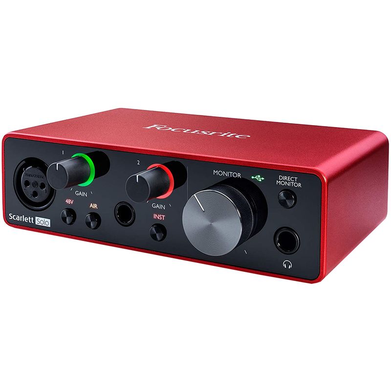 Focusrite Scarlett Solo 3rd Gen USB Audio Interface - Cosmo Music
