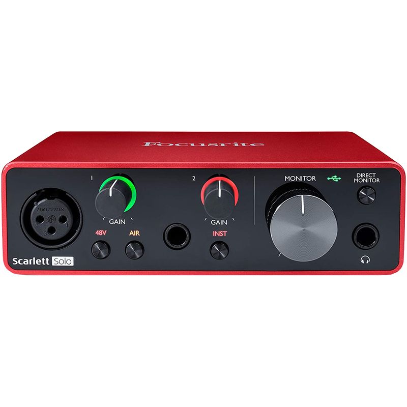 Focusrite Scarlett Solo 3rd Gen USB Audio Interface - Cosmo Music