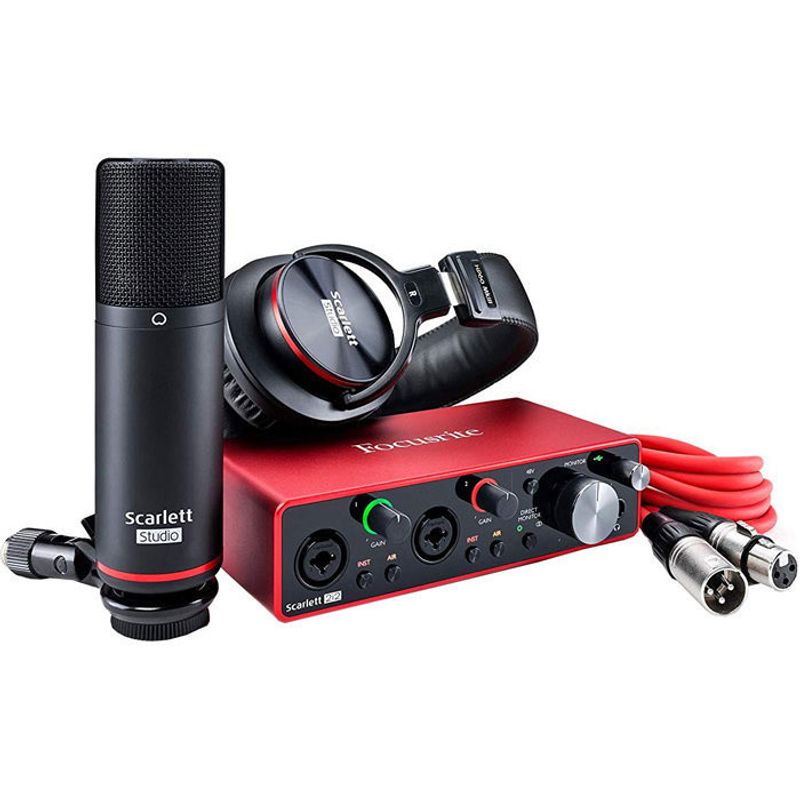 Focusrite Scarlett 2i2 3rd Gen Studio Bundle - Interface 