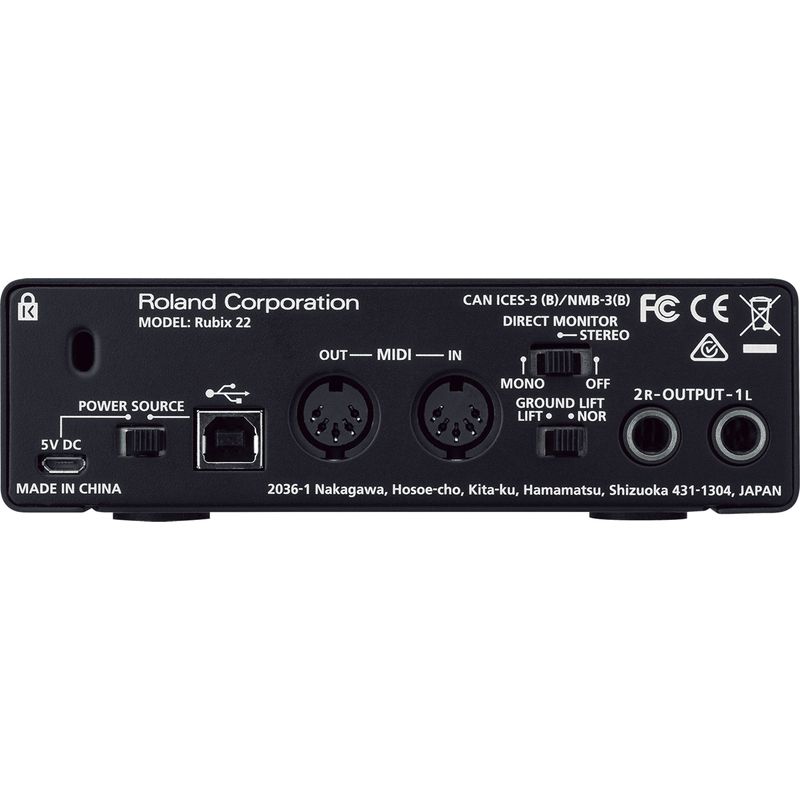 Roland Rubix22 USB Audio Interface - Cosmo Music