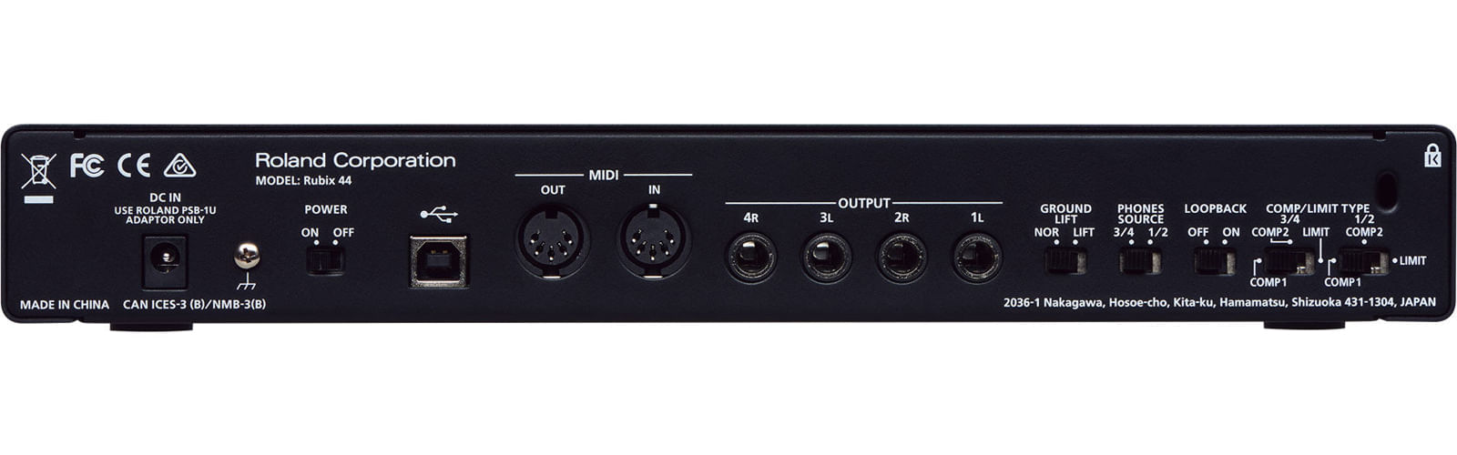 Roland Rubix44 USB Audio Interface - Cosmo Music | Canada's #1 Music Store  - Shop, Rent, Repair