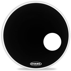 Evans BD22RB EQ3 Black Bass Head - 22"