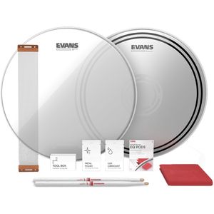 Evans EC Reverse Dot Snare Tune Up Kit - 14"