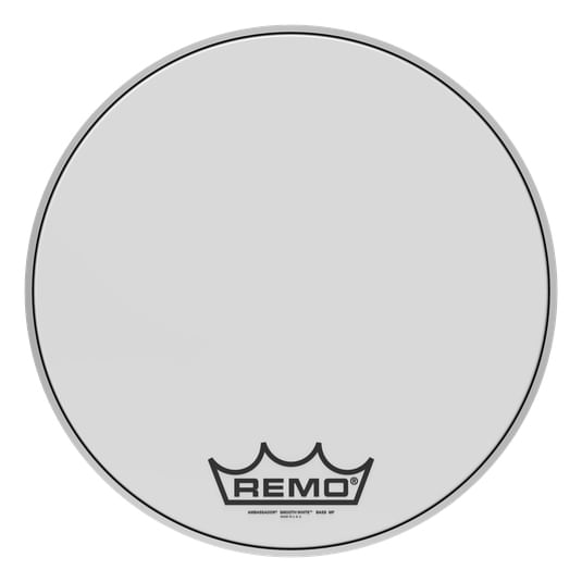 Remo Ambassador Smooth White Crimplock Bass Drumhead 28 Cosmo Music 3018