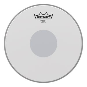 Remo Emperor X Coated Snare Drumhead - Bottom Black Dot, 14"