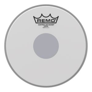 Remo Controlled Sound Coated Black Dot Drumhead - Bottom Black Dot, 14"