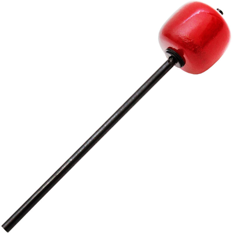 Danmar Bass Drum Beater Red Hardwood, Black Shaft Cosmo Music