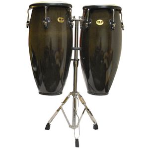 Mano Percussion MP1601 Double Congas - Black, 10"/11"