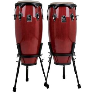 Toca Percussion Synergy Conga Set - 10"/11", Rio Red