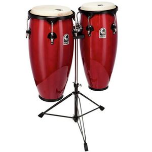 Toca Player's Series Conga Set with Stand - 10"/11", Red