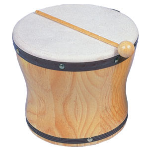 Rhythm Band RB1025 Large Hand Bongo with Mallet